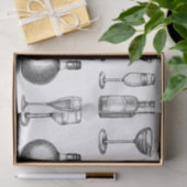 Papier Mousseline Vin vintage (Cadeau)