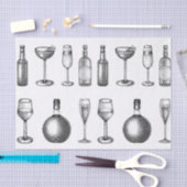 Papier Mousseline Vin vintage (Artisanat)