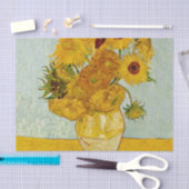 Papier Mousseline Vincent Van Gogh 12 Tournesols Impressionniste (Artisanat)