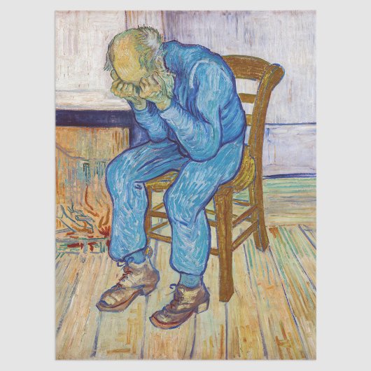 Papier Mousseline Vincent van Gogh - À la porte de l'éternité