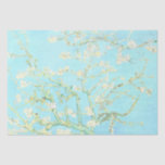 Papier Mousseline Vincent Van Gogh Almond Blossoms : Aqua<br><div class="desc">Artiste : Vincent Van Gogh Titre : Fleurs d'amandes Alterrées par 2sweet4wordsDesigns / PureVintageLove papier d'emballage,  emballage cadeau,  papier d'emballage cadeau,  papier de tissu,  élégant,  impressionnisme,  Vincent Van Gogh,  Van Gogh,  fleurs d'amandes,  fleurs,  floral, </div>
