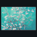 Papier Mousseline Vincent Van Gogh Almond Blossoms Turquoise<br><div class="desc">Fleurs d'amandes turquoise Cadeaux pour une fête de mariage, de Baby shower ou de printemps : Célébrez vos occasions spéciales avec la beauté enchanteresse des fleurs d'amandes de Vincent Van Gogh. Nos cadeaux Turquoise Almond Blossoms sont les marques d'appréciation parfaites pour votre mariage, baby shower, ou les invités de la...</div>