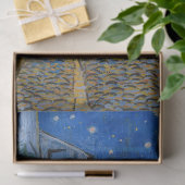 Papier Mousseline Vincent van Gogh - Café Terrasse en soirée (Cadeau)