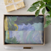 Papier Mousseline Vincent Van Gogh - Champ de blé avec cyprès (Cadeau)