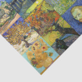 Papier Mousseline Vincent van Gogh - chefs-d'oeuvre Mosaic Patchwork (Détail)