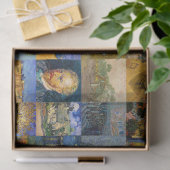 Papier Mousseline Vincent van Gogh - chefs-d'oeuvre Mosaic Patchwork (Cadeau)