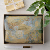 Papier Mousseline Vincent van Gogh - Chênes du blé (Cadeau)
