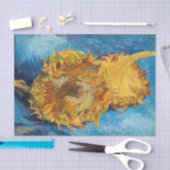 Papier Mousseline Vincent van Gogh - Deux tournesols coupés (Artisanat)
