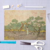 Papier Mousseline Vincent van Gogh - Femmes cueillette d'olives (Artisanat)