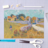 Papier Mousseline Vincent van Gogh - Ferme en Provence (Artisanat)