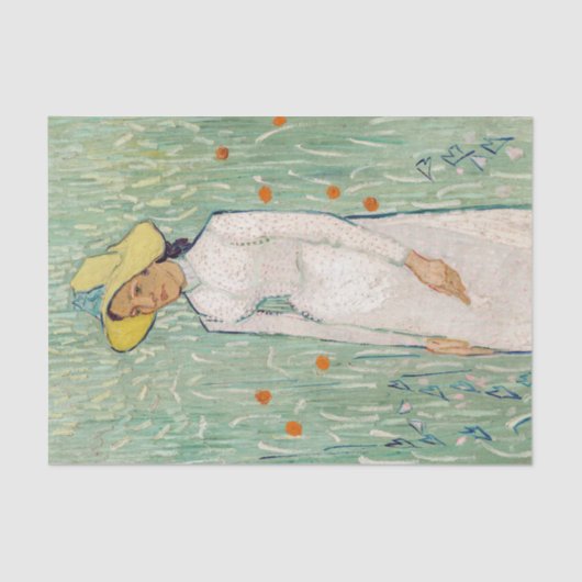 Papier Mousseline Vincent van Gogh - Fille en blanc (Recto)
