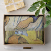 Papier Mousseline Vincent van Gogh - Fille paysanne en Casquette de (Cadeau)