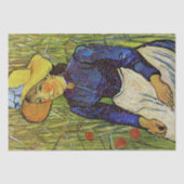 Papier Mousseline Vincent van Gogh - Fille paysanne en Casquette de (Recto)