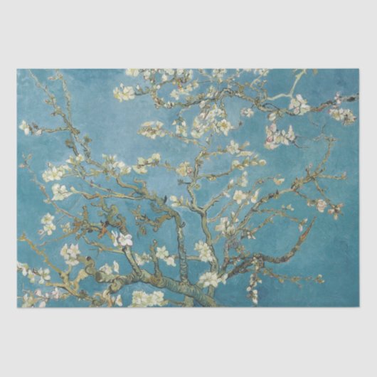 Papier Mousseline Vincent van Gogh | Fleur d'amandes (1890) (Recto)