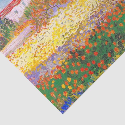 Papier Mousseline Vincent Van Gogh Flower Garden (Détail)
