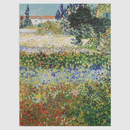 Papier Mousseline Vincent van Gogh - Flower Garden