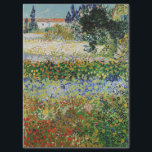 Papier Mousseline Vincent van Gogh - Flower Garden<br><div class="desc">Jardin de fleurs - Vincent van Gogh,  Huile sur toile,  1888,  Arles</div>