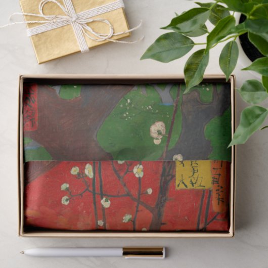 Papier Mousseline Vincent van Gogh - Flowering Plum Tree (Cadeau)