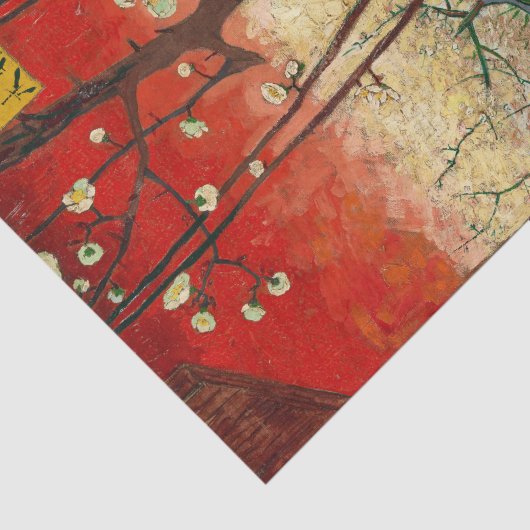 Papier Mousseline Vincent van Gogh - Flowering Plum Tree (Détail)