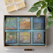 Papier Mousseline Vincent Van Gogh - Grille des chefs-d'oeuvre (Cadeau)