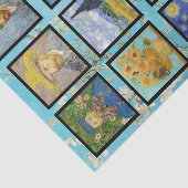 Papier Mousseline Vincent Van Gogh - Grille des chefs-d'oeuvre (Détail)