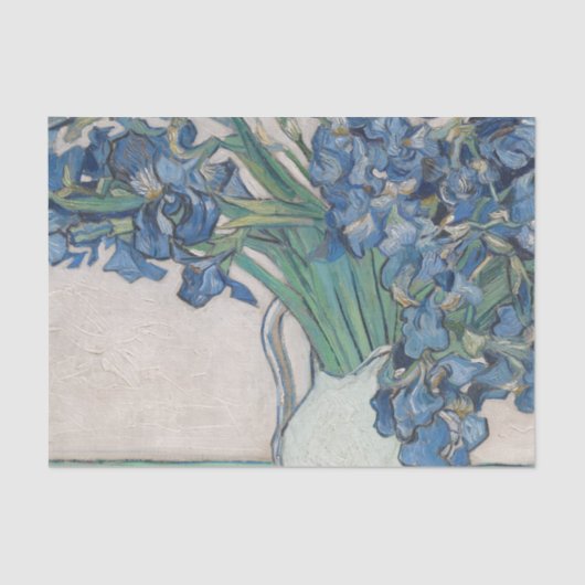 Papier Mousseline Vincent Van Gogh Impressionism Flower Painting (Recto)