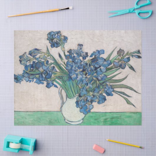 Papier Mousseline Vincent van Gogh - Irises (Artisanat)