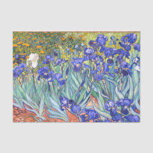 Papier Mousseline Vincent Van Gogh Irises Floral Vintage Fine Art