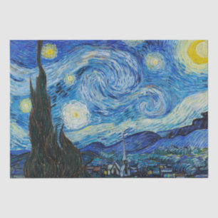 Papier Mousseline Vincent Van Gogh La Nuit étoilée