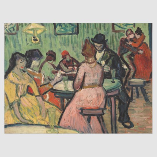 Papier Mousseline Vincent van Gogh - Le Brothel (Recto)