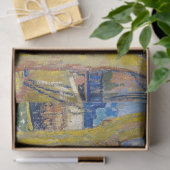 Papier Mousseline Vincent van Gogh - Le Train Bleu (Cadeau)