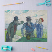 Papier Mousseline Vincent van Gogh - Les buveurs, après Daumier (Artisanat)