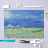 Papier Mousseline Vincent van Gogh - Les champs de roues sous Thunde (Artisanat)