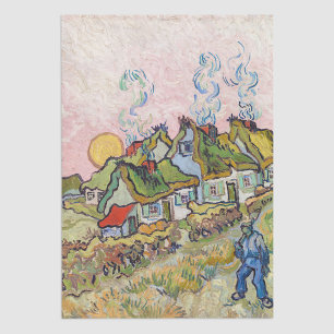 Papier Mousseline Vincent van Gogh - Maisons et figure