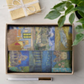 Papier Mousseline Vincent Van Gogh - Masterpieces Patchwork (Cadeau)