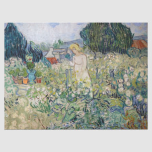 Papier Mousseline Vincent van Gogh - Miss Gachet dans son jardin