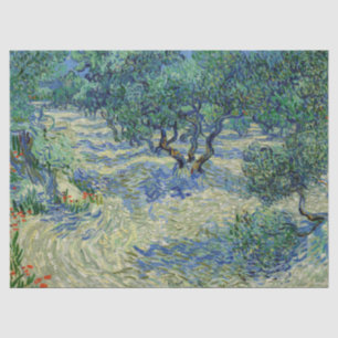Papier Mousseline Vincent van Gogh - Olive Orchard