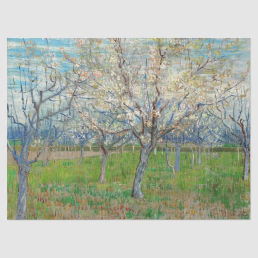 Papier Mousseline Vincent van Gogh - Orchard rose (Recto)