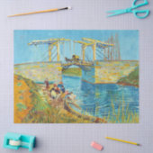 Papier Mousseline Vincent van Gogh - Pont Langlois à Arles #1 (Artisanat)
