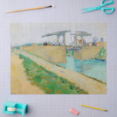 Papier Mousseline Vincent van Gogh - Pont Langlois à Arles #2 (Artisanat)