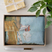 Papier Mousseline Vincent van Gogh - Pont Langlois à Arles #3 (Cadeau)