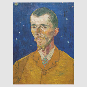 Papier Mousseline Vincent Van Gogh - Portrait d'Eugene Boch, Arles