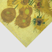 Papier Mousseline Vincent Van Gogh Quinze Tournesols Dans Un Vase (Détail)