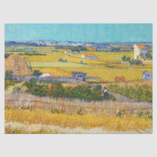 Papier Mousseline Vincent van Gogh - Récolte à La Crau