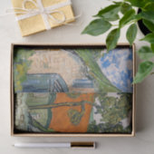 Papier Mousseline Vincent van Gogh - Rue à Auvers-sur-Oise (Cadeau)