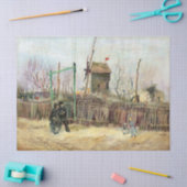 Papier Mousseline Vincent van Gogh - Scène de rue à Montmartre (Artisanat)