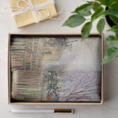 Papier Mousseline Vincent van Gogh - Scène de rue à Montmartre (Cadeau)