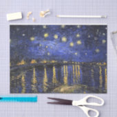 Papier Mousseline Vincent Van Gogh Starry Night Over The Rhone (Artisanat)