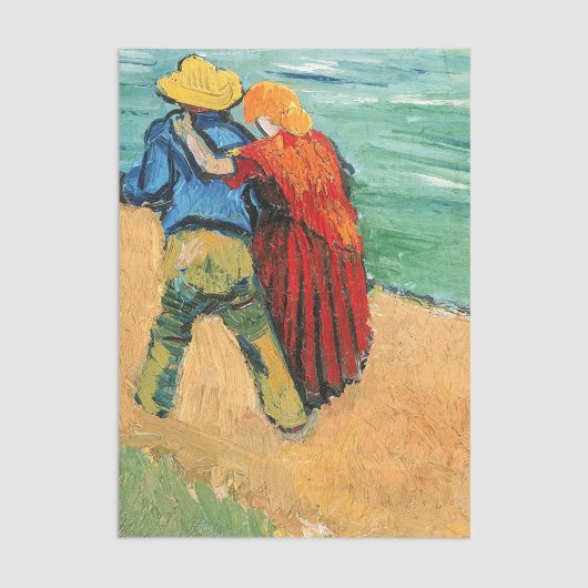 Papier Mousseline Vincent van Gogh - Two Lovers
