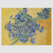 Papier Mousseline Vincent van Gogh - Vase avec Irises (Recto)